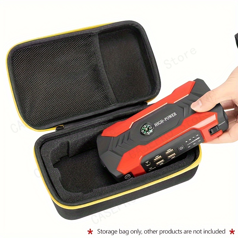Jump Starter Cable 2000A - حقيبة سفر صلبة من مادة EVA