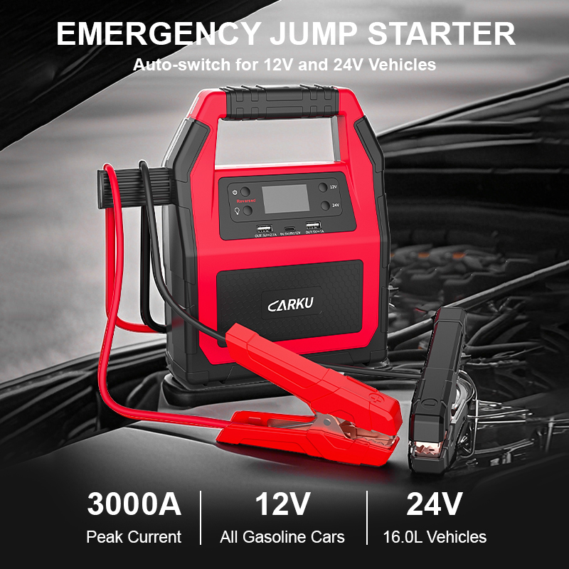 Jump Starter 24V Heavy Duty - شاحن طوارئ 24 فولت عالي الأداء