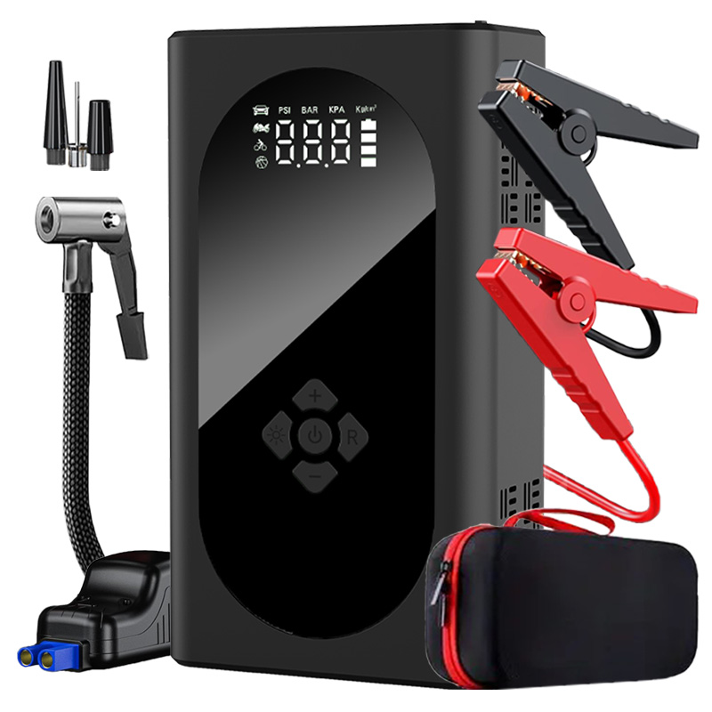 Jump Starter With Air Compressor - جهاز تشغيل السيارة عالي الطاقة 3000A