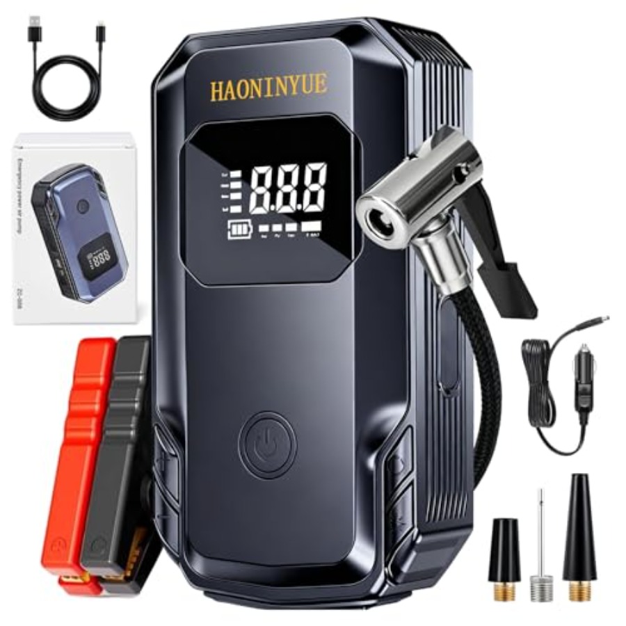 Jump Starter 12V Diesel - 3000A 150PSI المحمولة الانتقال كاتب مع