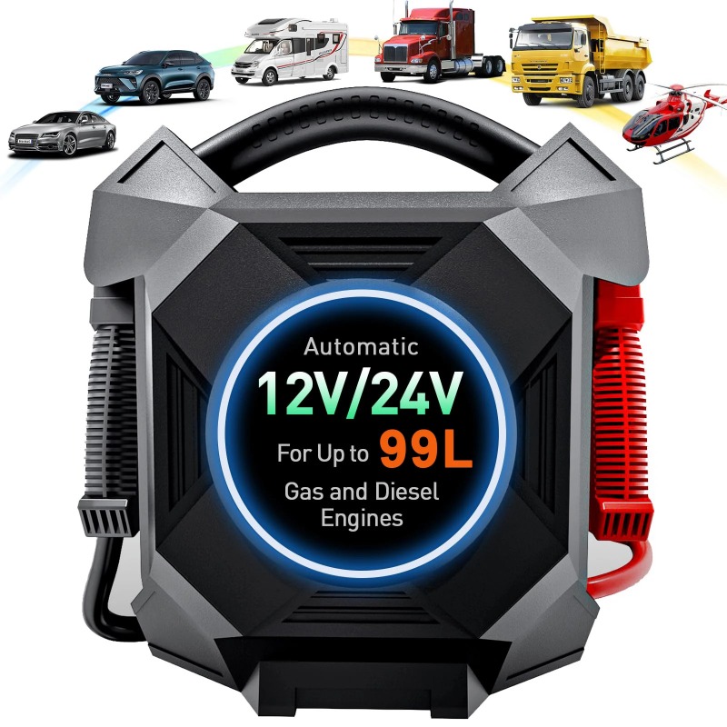 Jump Starter 24V Heavy Duty - عالية الطاقة متعددة الوظائف الانتقال كاتب