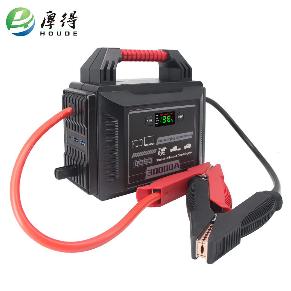 Jump Starter 24V Heavy Duty - شاحن بطارية محمول بقوة 30,000 أمبير،