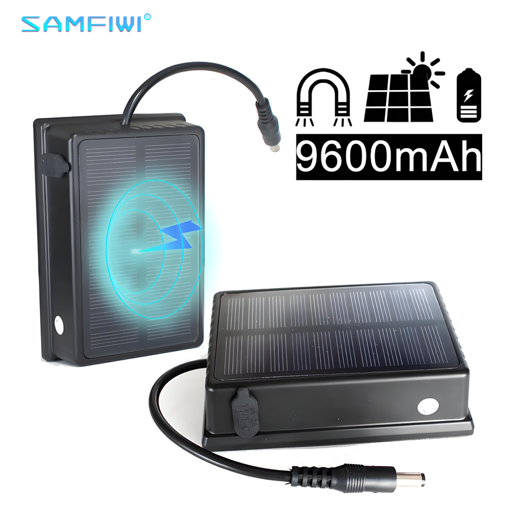 Solar Jump Starter Power Bank - بنك طاقة شمسي مغناطيسي قابل لإعادة