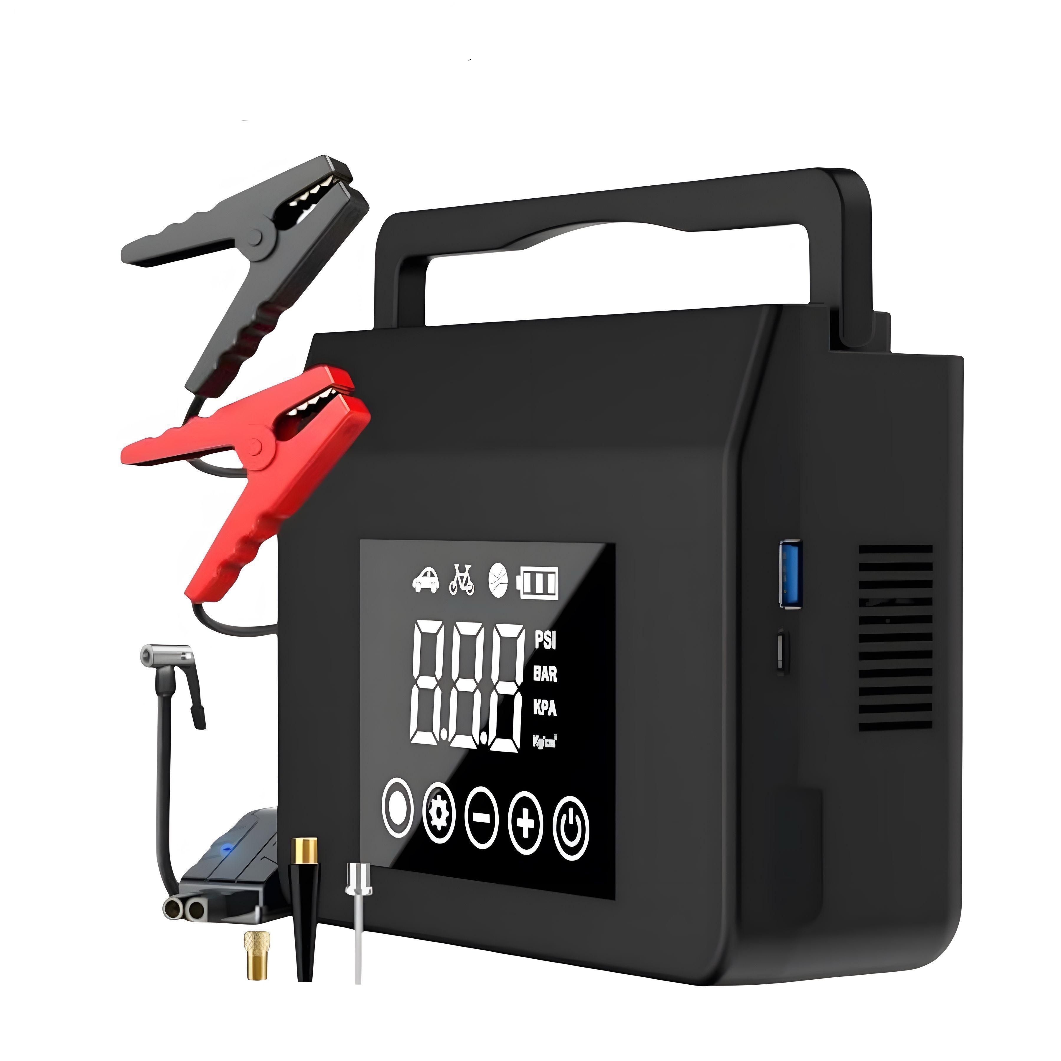 Portable Jump Starter 4000A - شاحن بطارية السيارة المحمول 4000A المطور