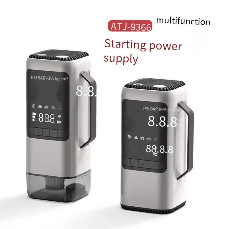 مشغل قفز السيارة المحمول، مشغل - مراجعة Jump Starter With Air Compressor وسعره