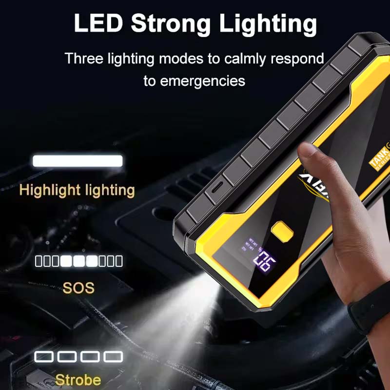 بنك طاقة GKFLY بسعة 24000 مللي - مراجعة Jump Starter 12V Diesel وسعره