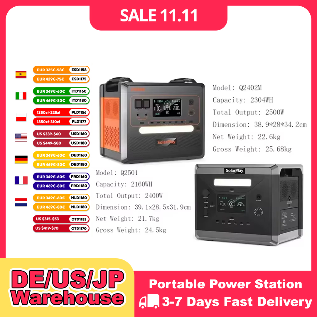 محطة طاقة محمولة SOLARPLAY Q25 - مراجعة Solar Jump Starter Power Bank وسعره