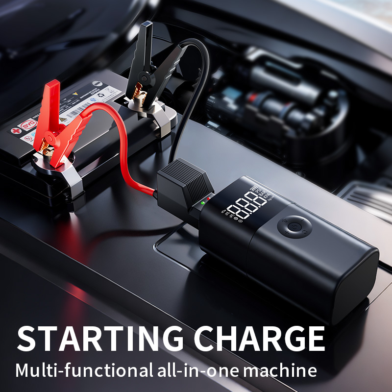بطارية محمولة عالية السعة 12 ف - مراجعة Portable Jump Starter 4000A وسعره